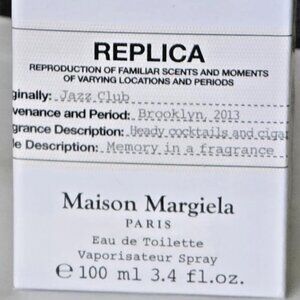 $170- Maison Margiela REPLICA Jazz Club 22X12YG EDT 3.4 OZ - Authentic & Sealed